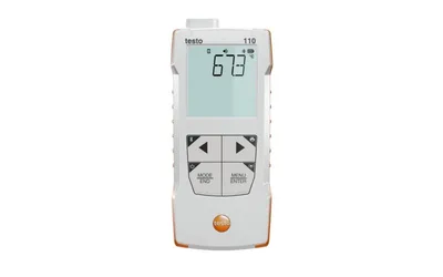 Testo 110 Food - Univerzálny prístroj na meranie teploty Jednokanálový teplomer NTC/Pt100 s Bluetooth